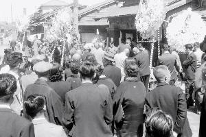 昭和32年4月8日飯田次郎議員葬儀