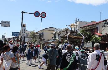 神輿渡御(役場前)