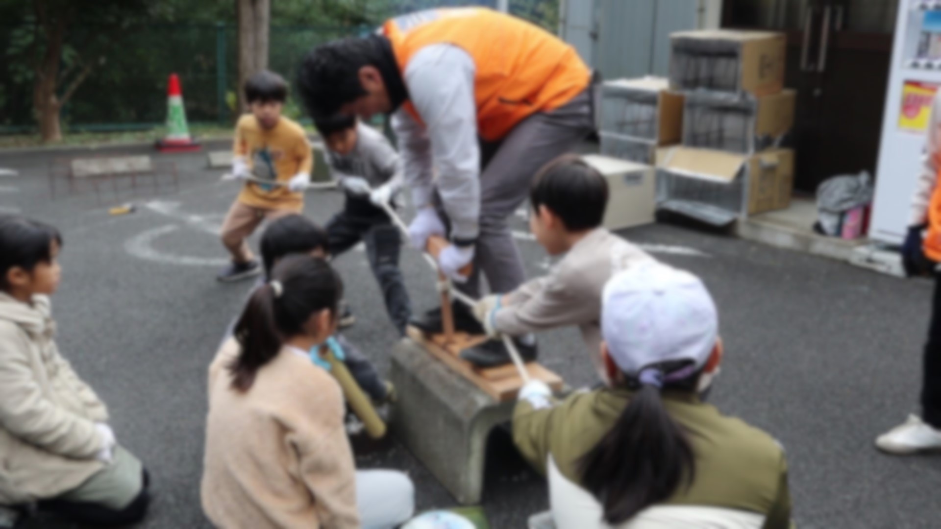 ひもぎり式火起こし