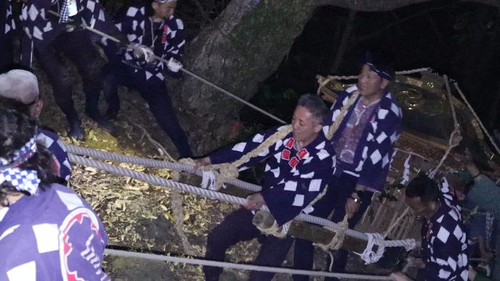 令和7年山神輿の様子