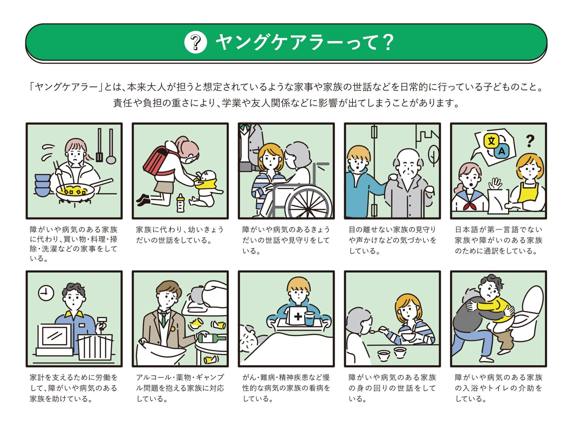 イラス　ヤングケアラー