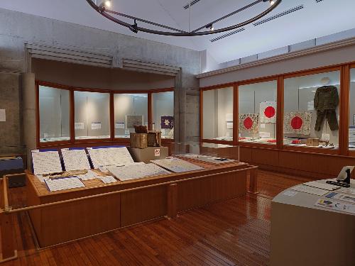 大磯町郷土資料館企画展展示会場
