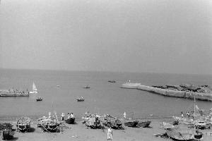 昭和31年海岸と堤防