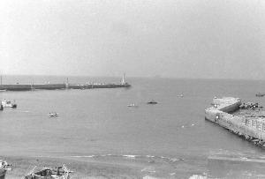 昭和31年海岸と堤防