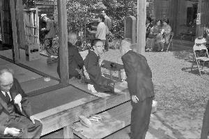 昭和3７年鴫立庵主交代式典