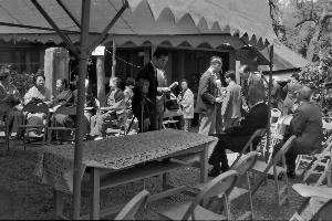 昭和3７年鴫立庵主交代式典