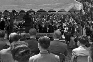 昭和3７年鴫立庵主交代式典