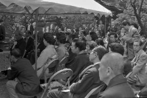 昭和3７年鴫立庵主交代式典