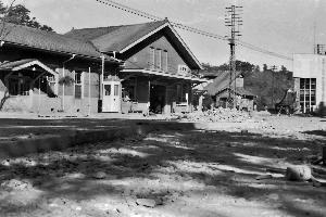 昭和38年大磯駅ロータリー工事