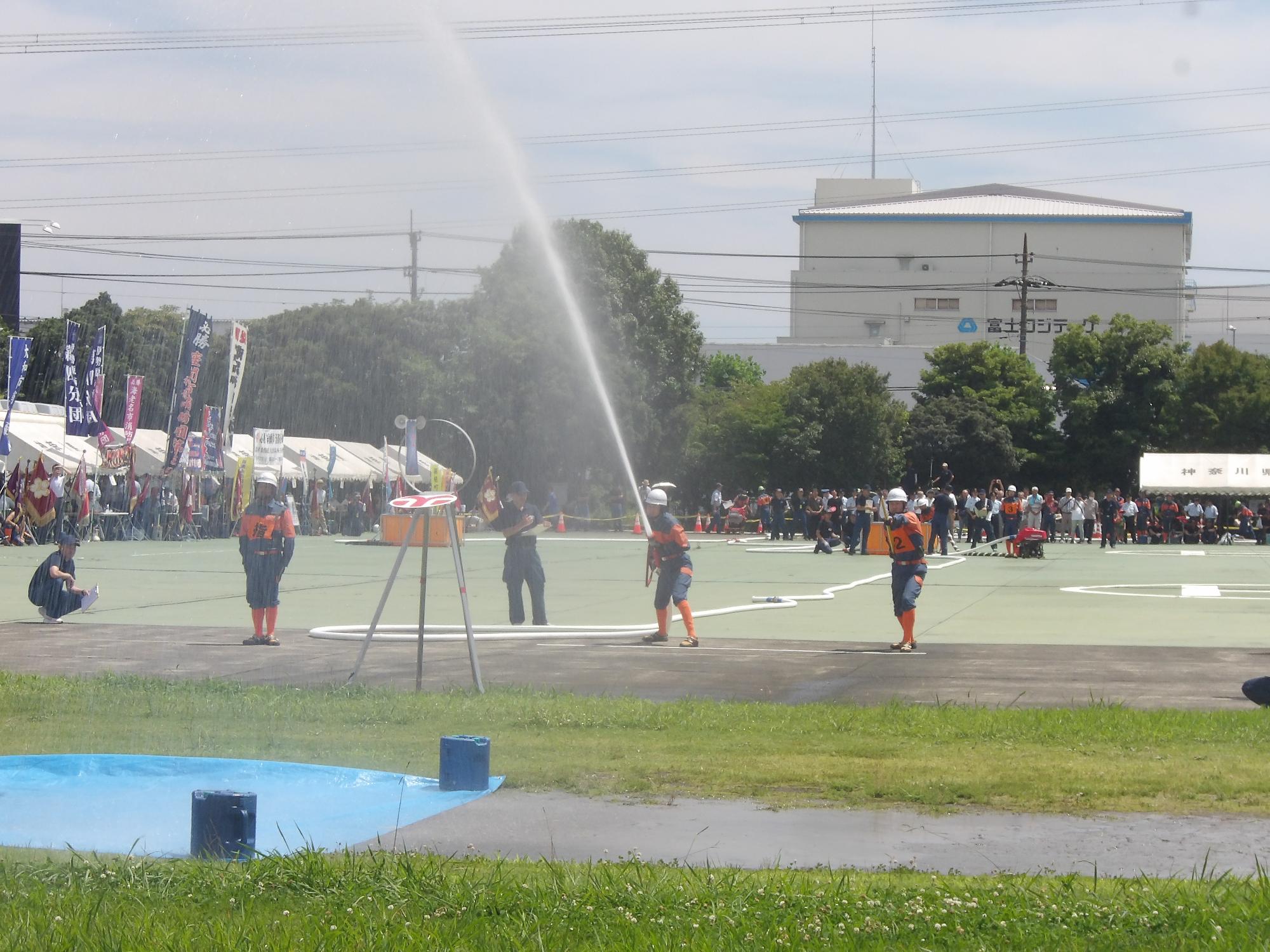 放水写真