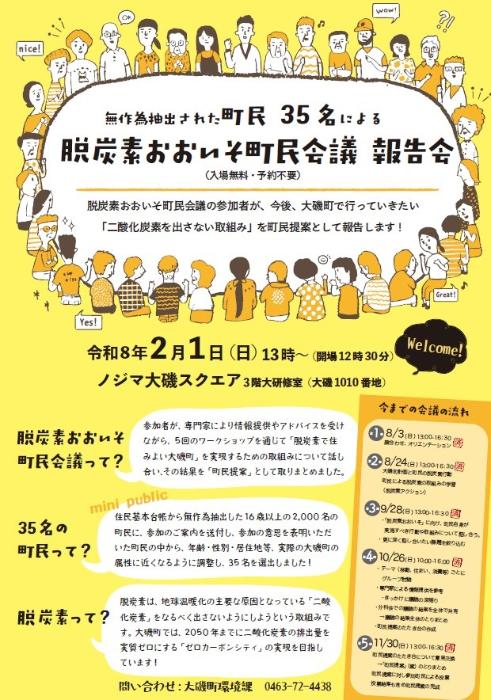 脱炭素おおいそ町民会議報告会